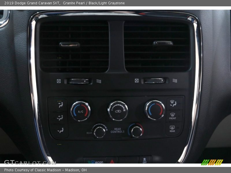 Granite Pearl / Black/Light Graystone 2019 Dodge Grand Caravan SXT