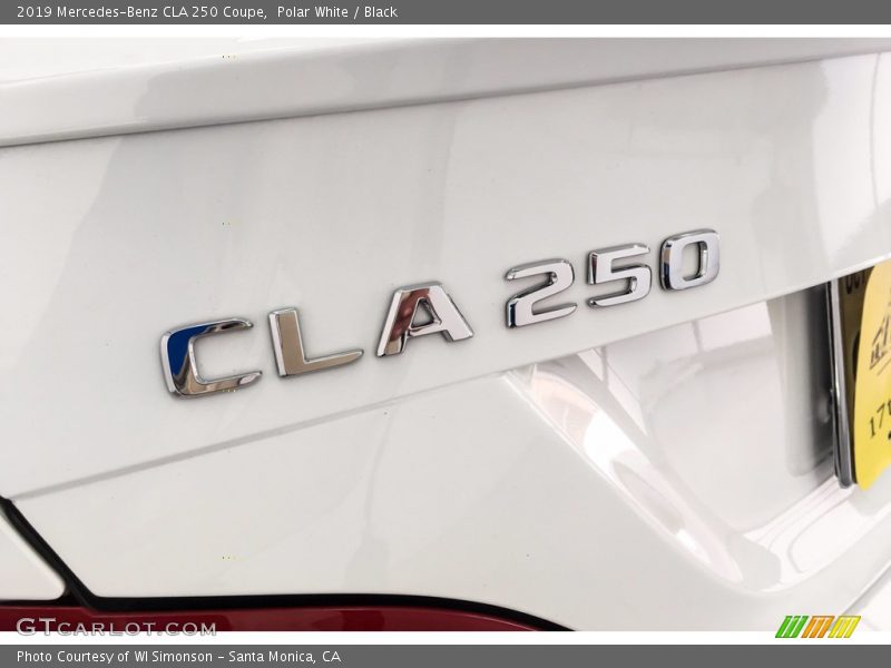 Polar White / Black 2019 Mercedes-Benz CLA 250 Coupe