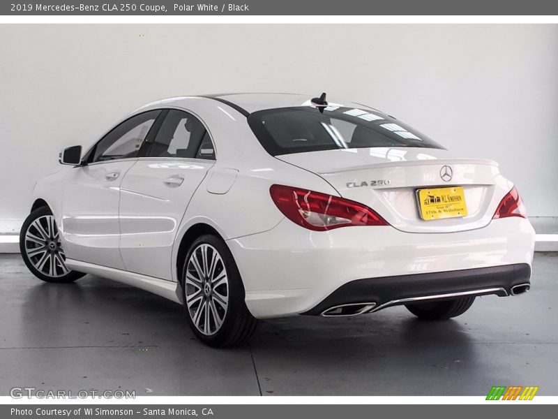 Polar White / Black 2019 Mercedes-Benz CLA 250 Coupe