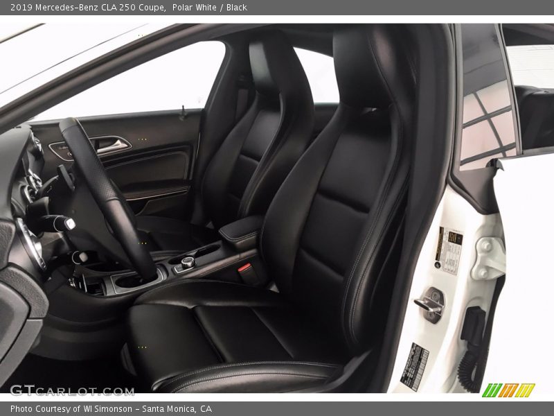 Polar White / Black 2019 Mercedes-Benz CLA 250 Coupe