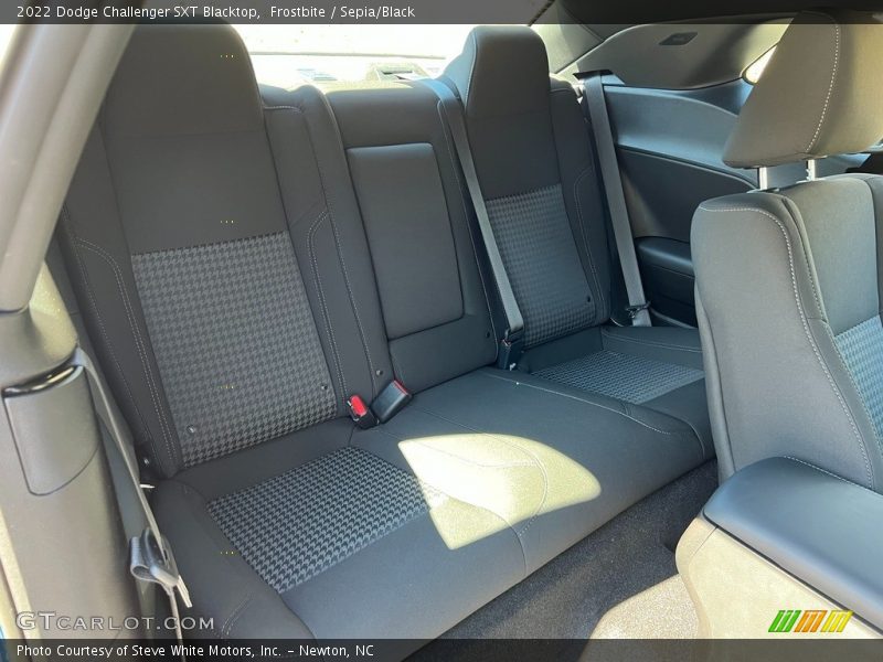 Rear Seat of 2022 Challenger SXT Blacktop