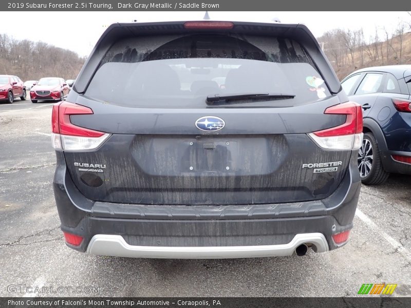 Dark Gray Metallic / Saddle Brown 2019 Subaru Forester 2.5i Touring