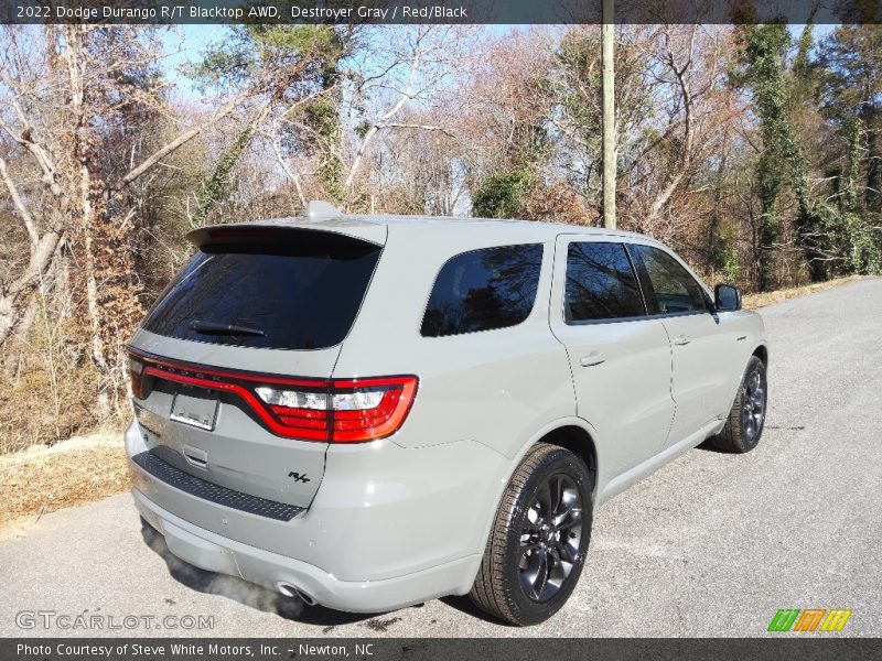 Destroyer Gray / Red/Black 2022 Dodge Durango R/T Blacktop AWD