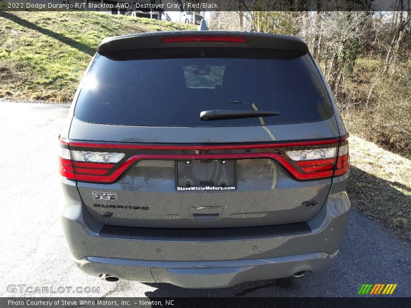 Destroyer Gray / Red/Black 2022 Dodge Durango R/T Blacktop AWD