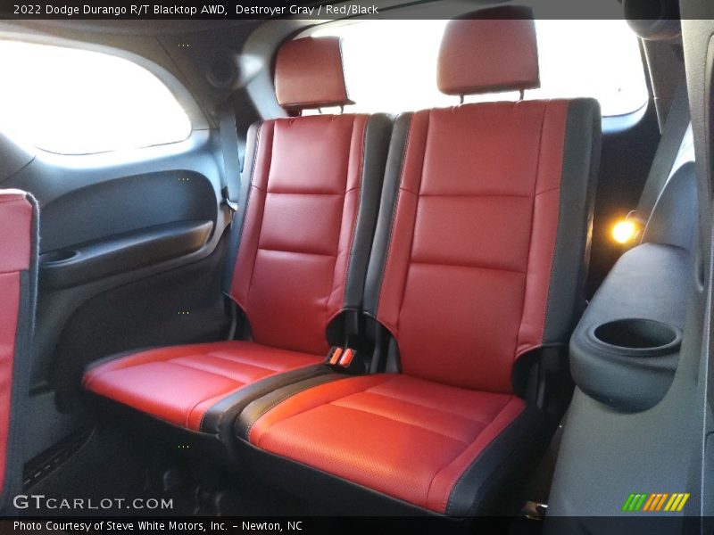 Rear Seat of 2022 Durango R/T Blacktop AWD
