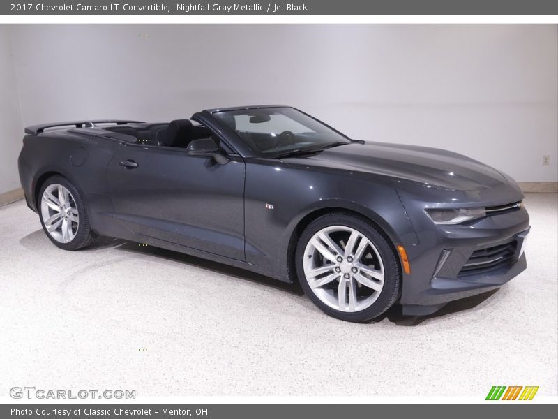 Nightfall Gray Metallic / Jet Black 2017 Chevrolet Camaro LT Convertible