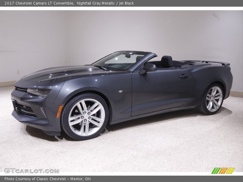 Nightfall Gray Metallic / Jet Black 2017 Chevrolet Camaro LT Convertible