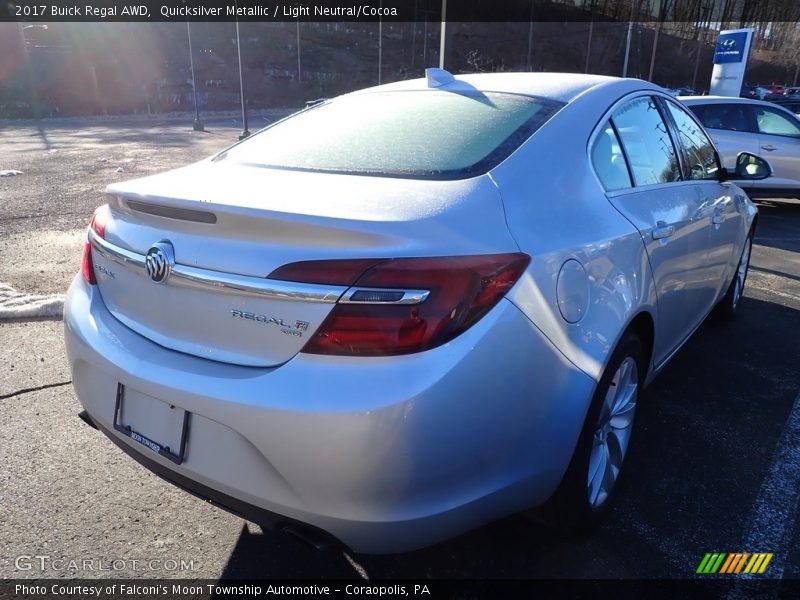 Quicksilver Metallic / Light Neutral/Cocoa 2017 Buick Regal AWD