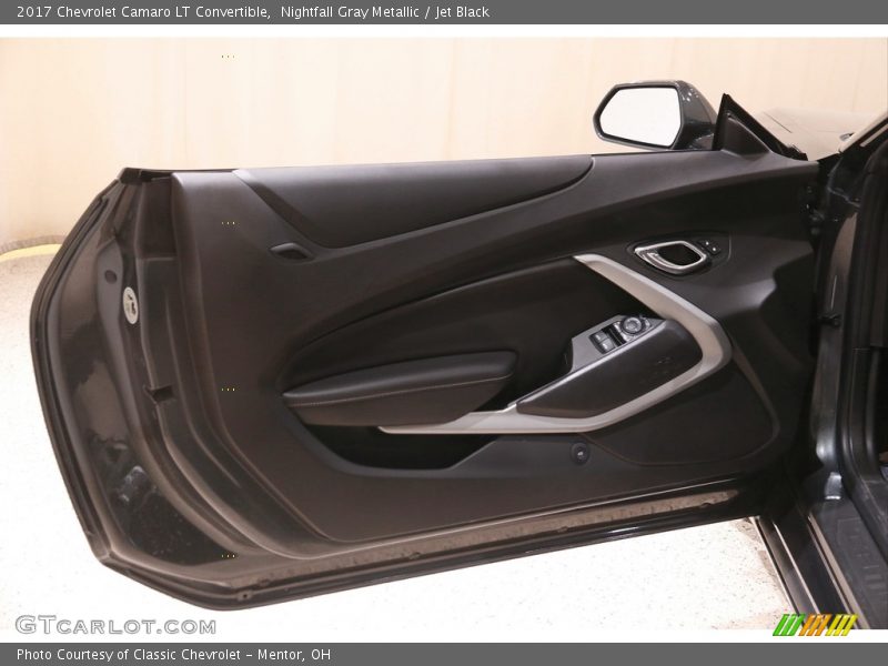 Nightfall Gray Metallic / Jet Black 2017 Chevrolet Camaro LT Convertible