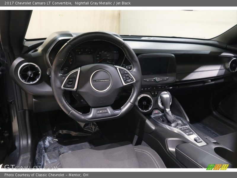 Nightfall Gray Metallic / Jet Black 2017 Chevrolet Camaro LT Convertible