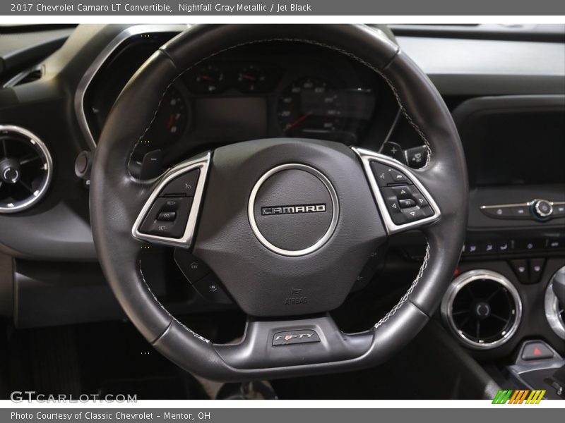 Nightfall Gray Metallic / Jet Black 2017 Chevrolet Camaro LT Convertible