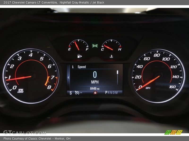 Nightfall Gray Metallic / Jet Black 2017 Chevrolet Camaro LT Convertible