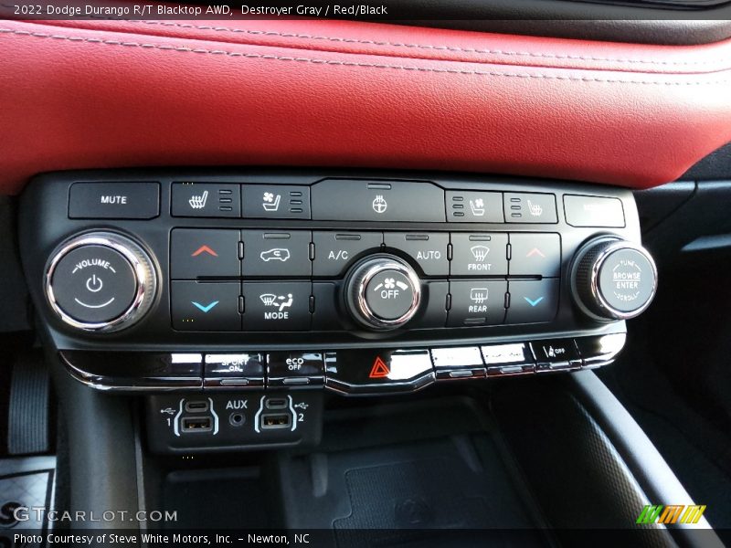 Controls of 2022 Durango R/T Blacktop AWD