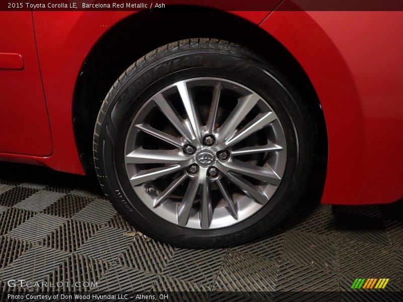 Barcelona Red Metallic / Ash 2015 Toyota Corolla LE
