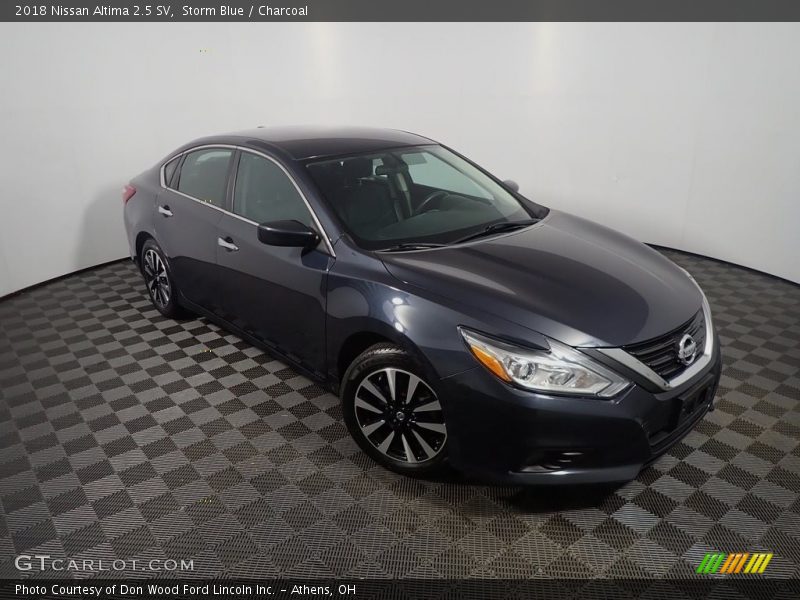 Storm Blue / Charcoal 2018 Nissan Altima 2.5 SV