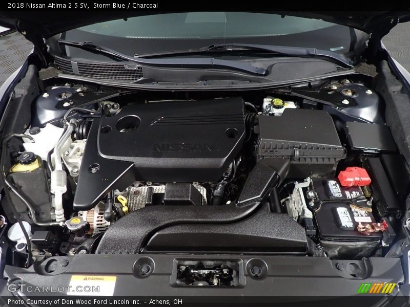Storm Blue / Charcoal 2018 Nissan Altima 2.5 SV
