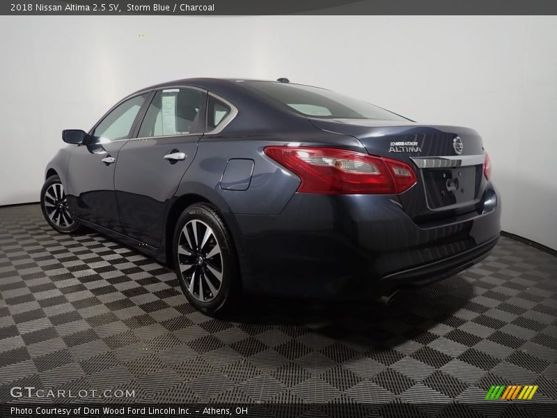 Storm Blue / Charcoal 2018 Nissan Altima 2.5 SV