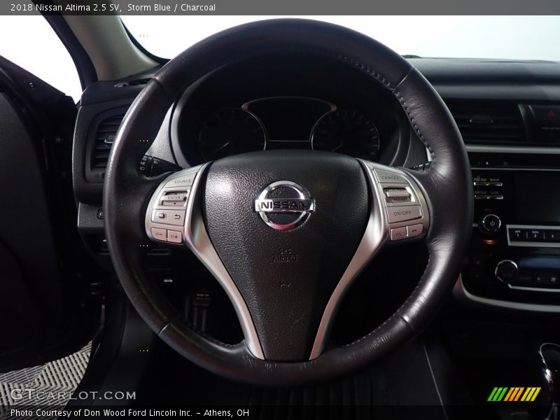 Storm Blue / Charcoal 2018 Nissan Altima 2.5 SV