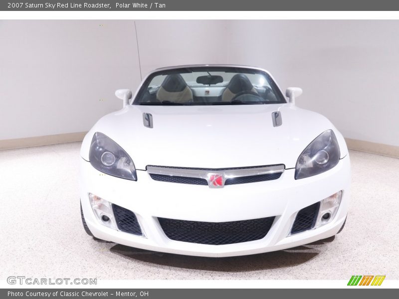 Polar White / Tan 2007 Saturn Sky Red Line Roadster