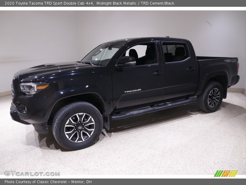 Midnight Black Metallic / TRD Cement/Black 2020 Toyota Tacoma TRD Sport Double Cab 4x4