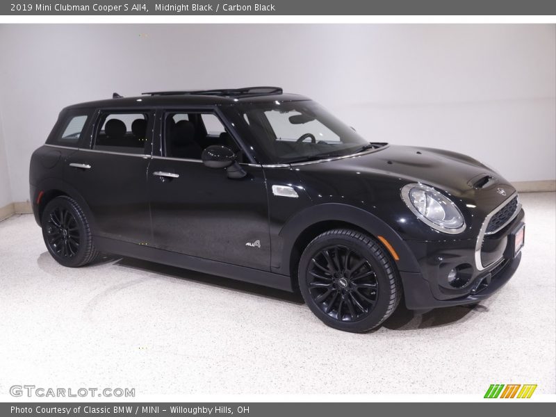 Midnight Black / Carbon Black 2019 Mini Clubman Cooper S All4
