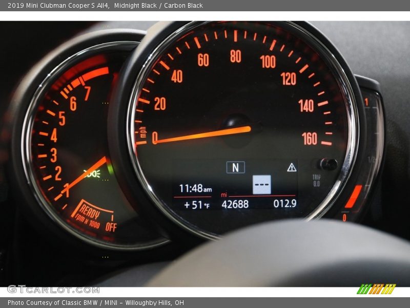 Midnight Black / Carbon Black 2019 Mini Clubman Cooper S All4
