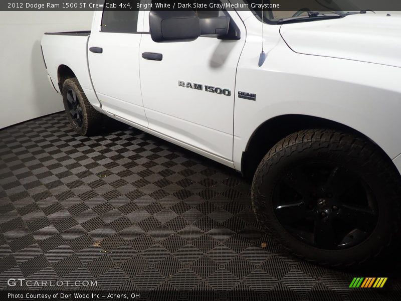 Bright White / Dark Slate Gray/Medium Graystone 2012 Dodge Ram 1500 ST Crew Cab 4x4
