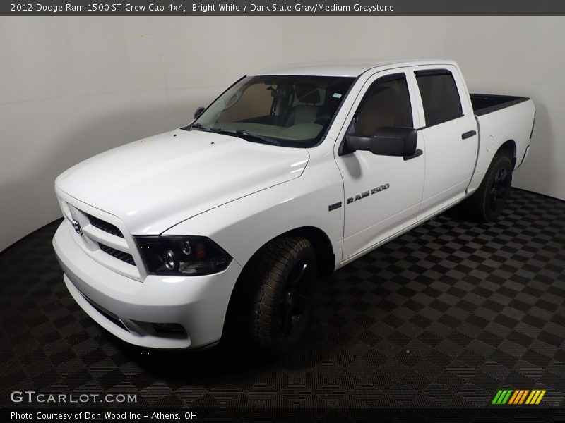 Bright White / Dark Slate Gray/Medium Graystone 2012 Dodge Ram 1500 ST Crew Cab 4x4