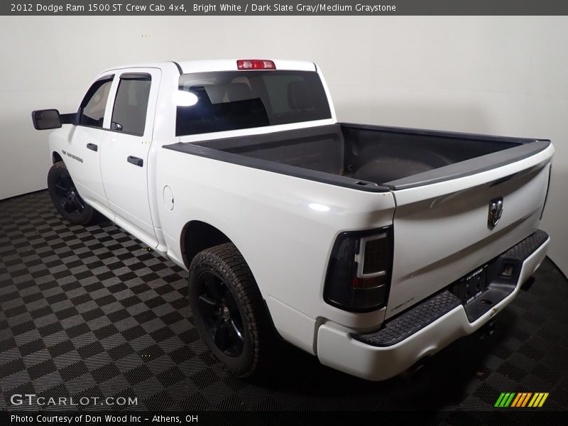 Bright White / Dark Slate Gray/Medium Graystone 2012 Dodge Ram 1500 ST Crew Cab 4x4