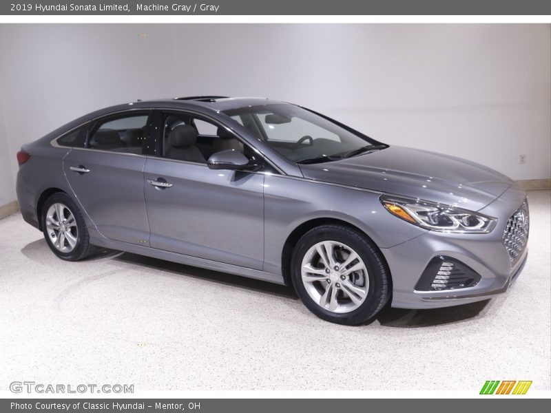 Machine Gray / Gray 2019 Hyundai Sonata Limited