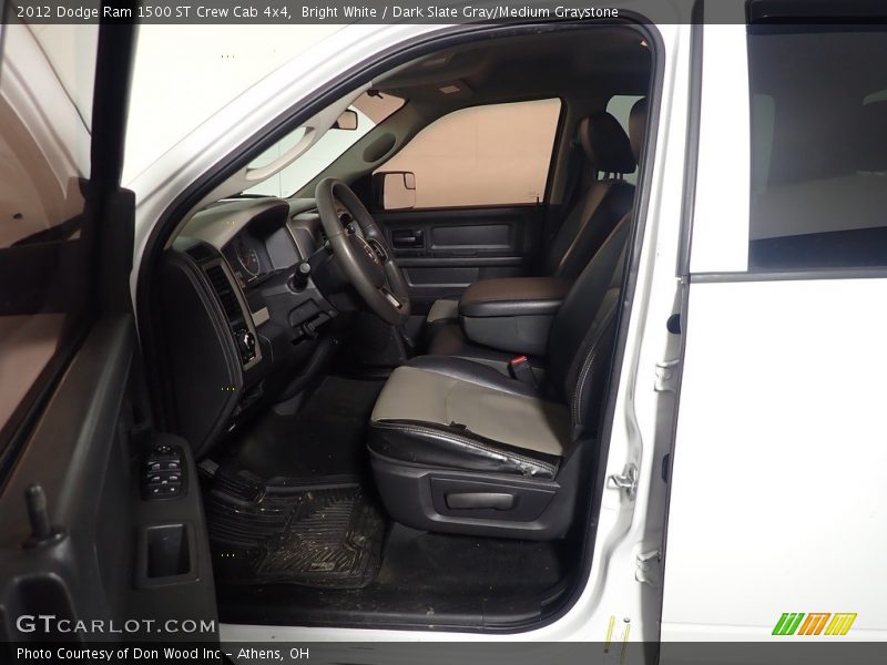 Bright White / Dark Slate Gray/Medium Graystone 2012 Dodge Ram 1500 ST Crew Cab 4x4