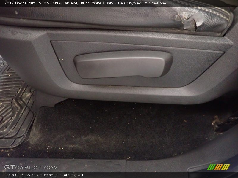 Bright White / Dark Slate Gray/Medium Graystone 2012 Dodge Ram 1500 ST Crew Cab 4x4