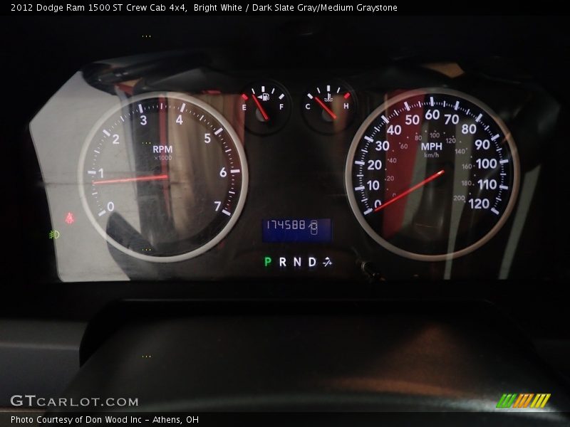 Bright White / Dark Slate Gray/Medium Graystone 2012 Dodge Ram 1500 ST Crew Cab 4x4