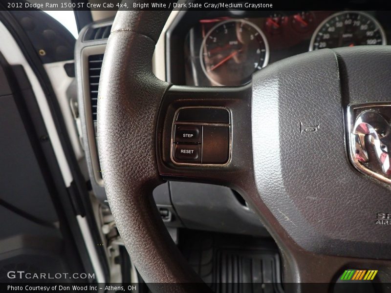 Bright White / Dark Slate Gray/Medium Graystone 2012 Dodge Ram 1500 ST Crew Cab 4x4