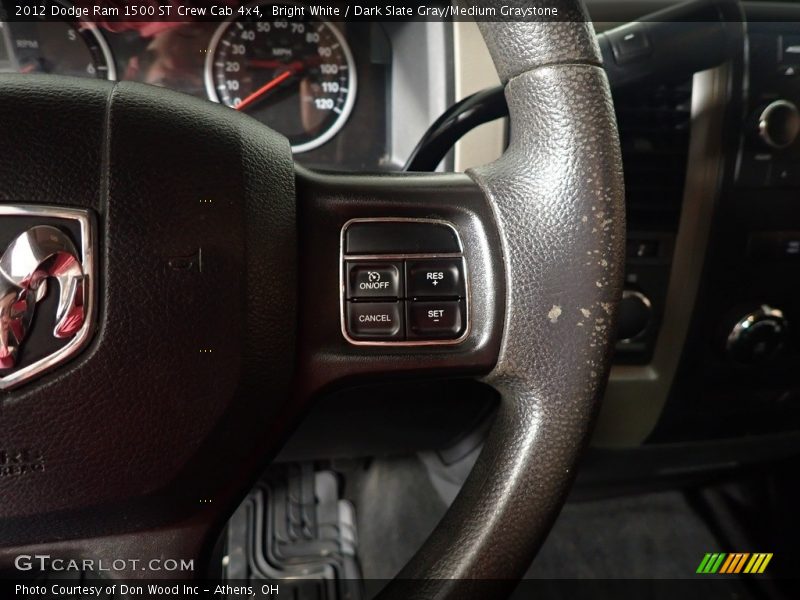 Bright White / Dark Slate Gray/Medium Graystone 2012 Dodge Ram 1500 ST Crew Cab 4x4