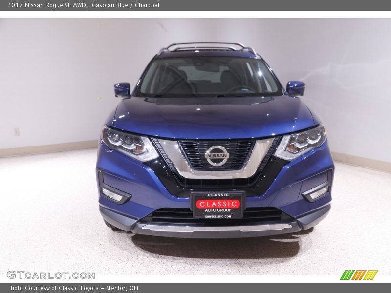 Caspian Blue / Charcoal 2017 Nissan Rogue SL AWD