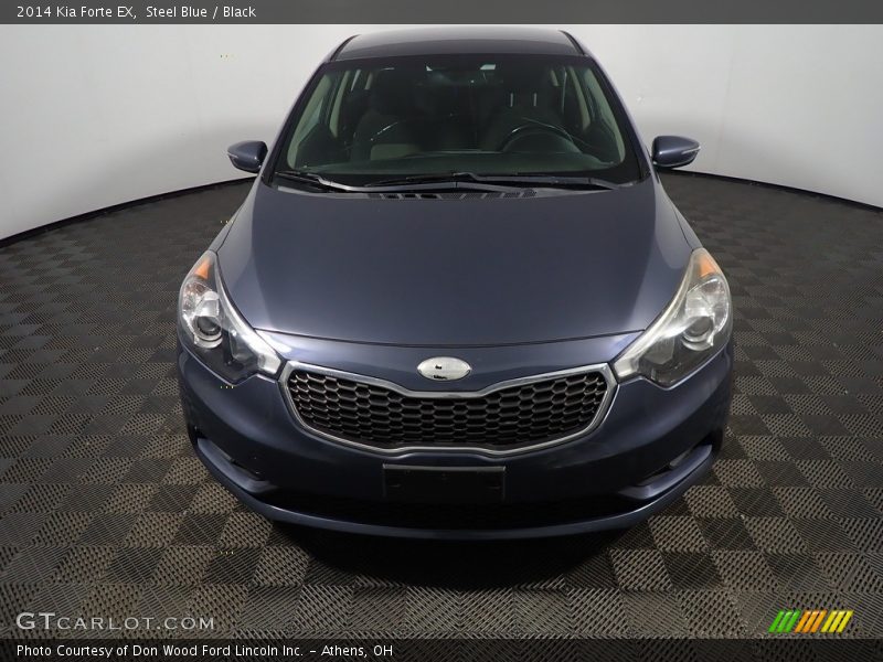Steel Blue / Black 2014 Kia Forte EX