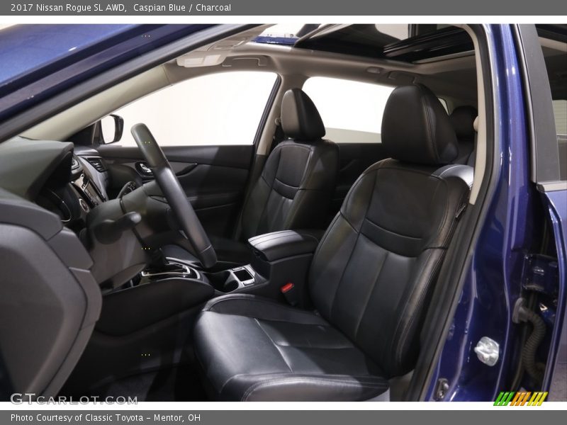 Caspian Blue / Charcoal 2017 Nissan Rogue SL AWD