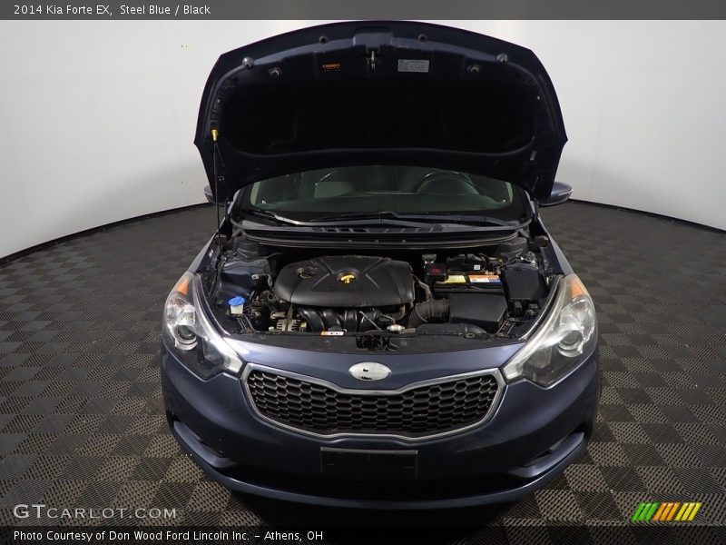Steel Blue / Black 2014 Kia Forte EX