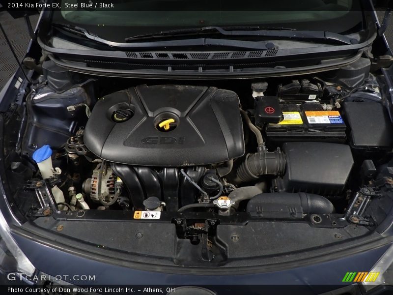Steel Blue / Black 2014 Kia Forte EX