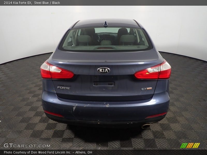 Steel Blue / Black 2014 Kia Forte EX