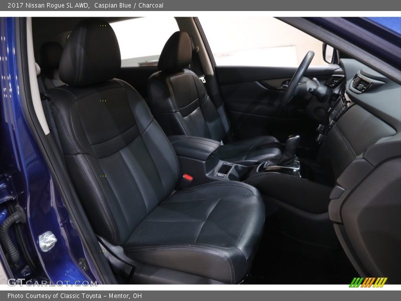 Caspian Blue / Charcoal 2017 Nissan Rogue SL AWD