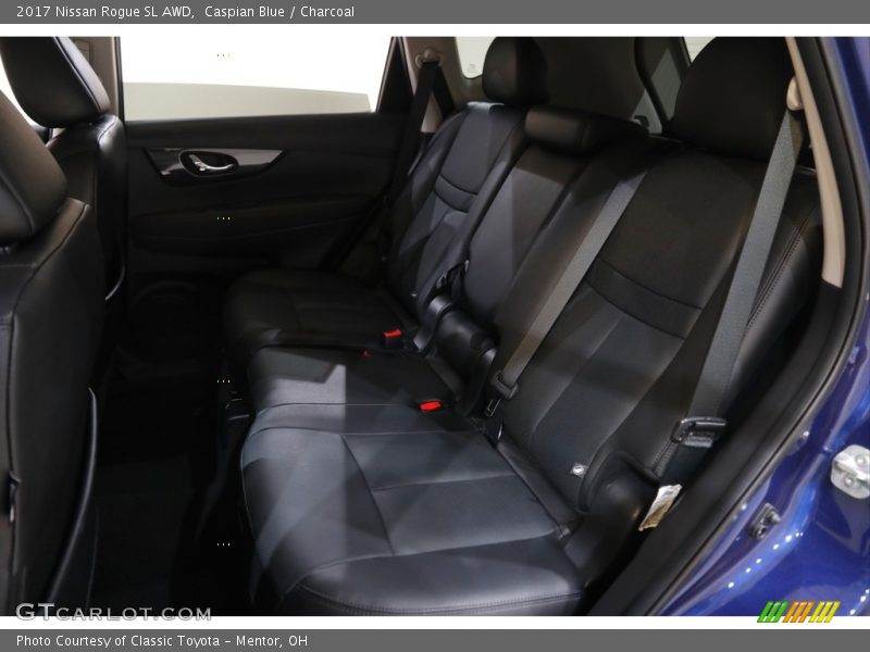 Caspian Blue / Charcoal 2017 Nissan Rogue SL AWD