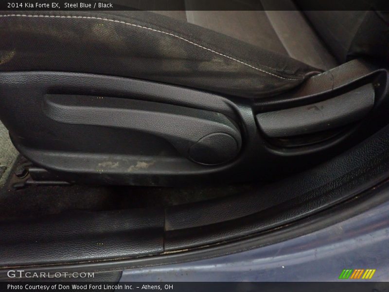 Steel Blue / Black 2014 Kia Forte EX