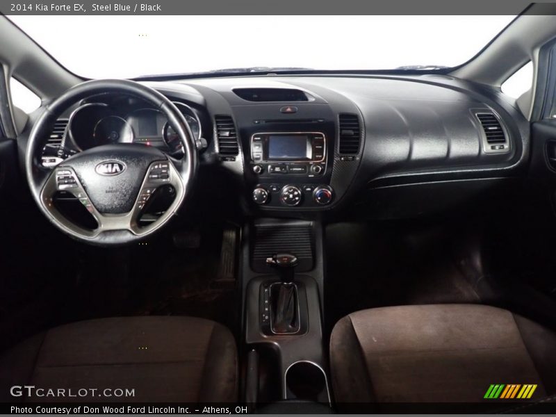 Steel Blue / Black 2014 Kia Forte EX