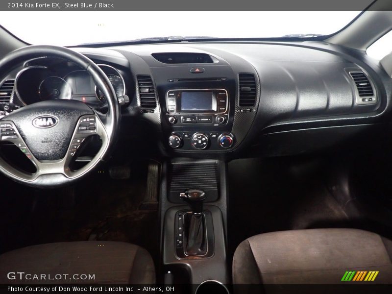 Steel Blue / Black 2014 Kia Forte EX
