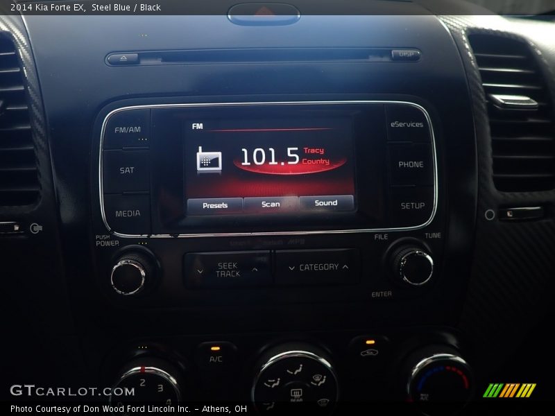Steel Blue / Black 2014 Kia Forte EX