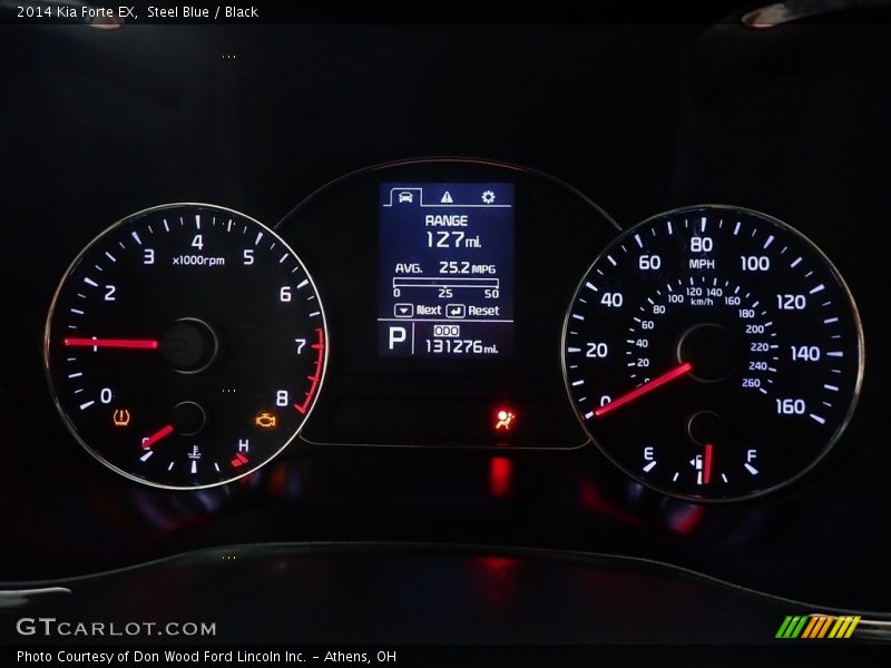Steel Blue / Black 2014 Kia Forte EX
