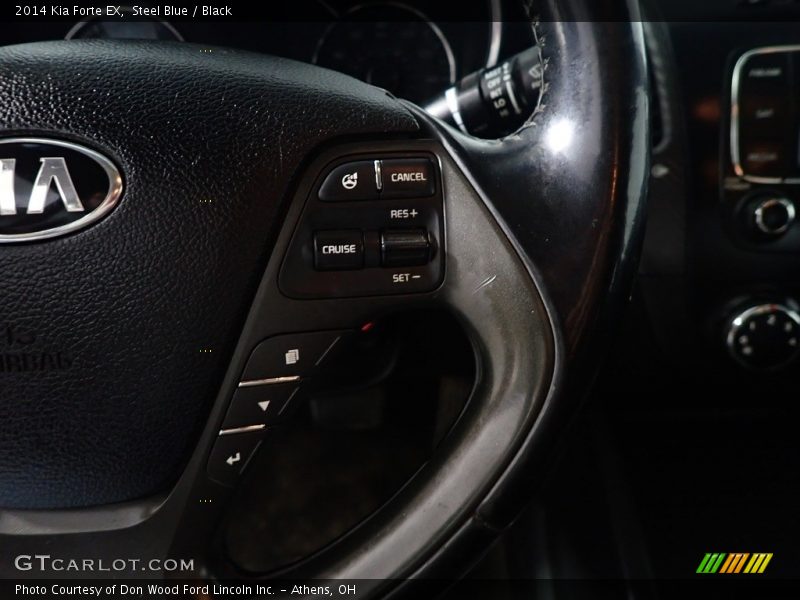 Steel Blue / Black 2014 Kia Forte EX