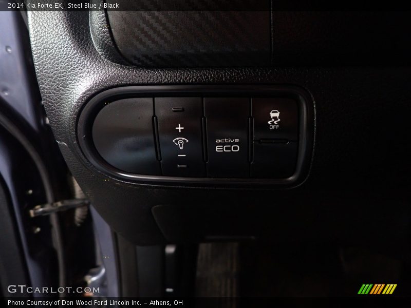 Steel Blue / Black 2014 Kia Forte EX